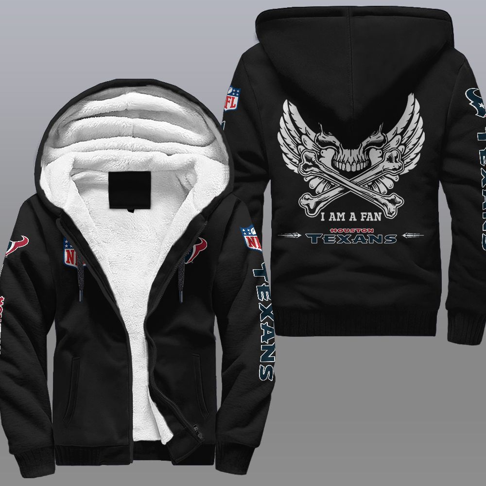 Nfl Houston Texans Wings Skull Fleece Hoodie Nfl Houston Texans Wings Skull Fleece Hoodie