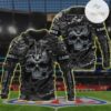 Nfl Las Vegas Raiders 3D Hoodie Skull Lover