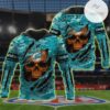 Nfl Miami Dolphins 3D Hoodie Skull Lover- Tagotee
