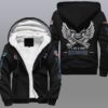 Nfl New England Patriots Wings Skull Fleece Hoodie