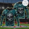 Nfl Philadelphia Eagles 3D Hoodie Skull Lover