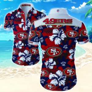 Nfl San Francisco 49Ers Hawaiian Shirt Summer Button Up