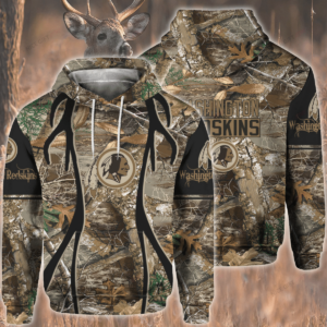 Nfl Washington Redskins Hunting 3D Hoodie