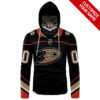 Nhl Anaheim Ducks Personalized 3D Hoodie Mask