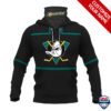 Nhl Anaheim Ducks Personalized 3D Mask Hoodie Ver 01