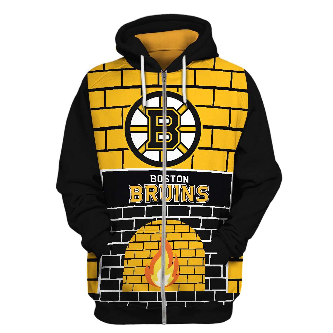Nhl Boston Bruins 3D All Over Print Hoodie Nhl Boston Bruins 3D All Over Print Hoodie