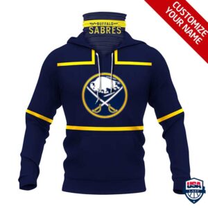 Nhl Buffalo Sabres Personalized 3D Mask Hoodie Ver 01