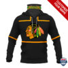 Nhl Chicago Blackhawks Personalized 3D Mask Hoodie Ver 01