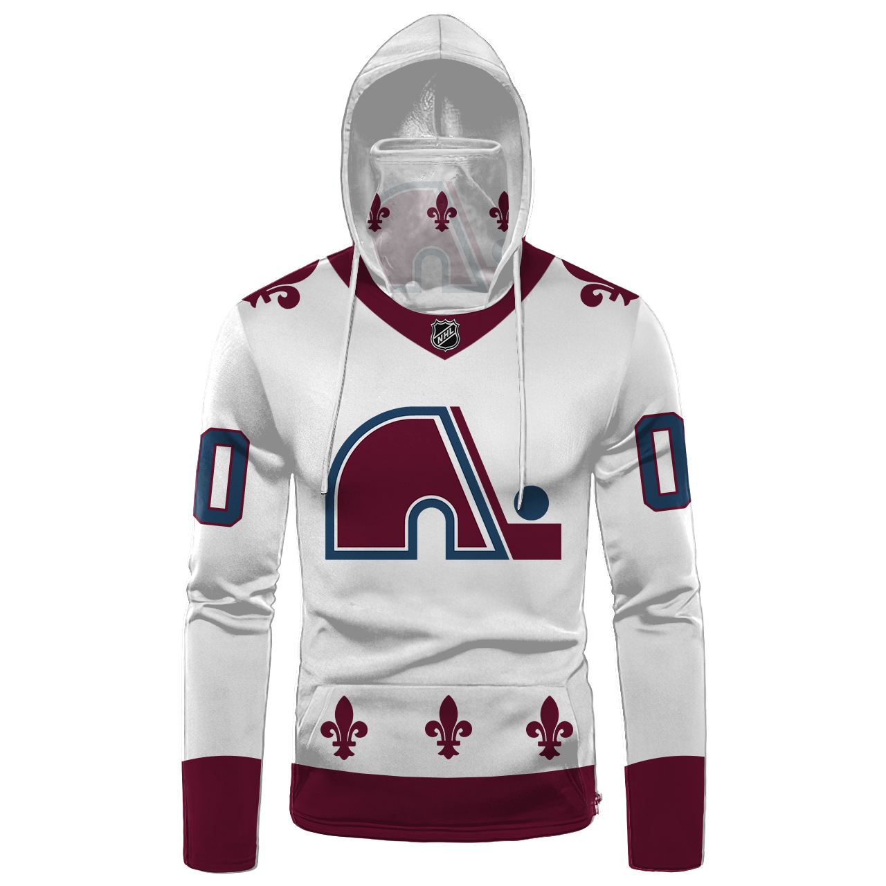 Nhl Colorado Avalanche Personalized 3D Hoodie Mask Nhl Colorado Avalanche Personalized 3D Hoodie Mask