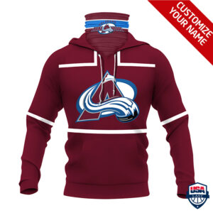 Nhl Colorado Avalanche Personalized 3D Mask Hoodie Ver 01