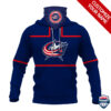 Nhl Columbus Blue Jackets Personalized 3D Mask Hoodie Ver 01