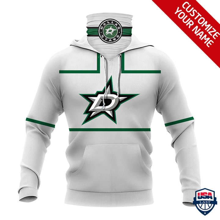 Nhl Dallas Stars Personalized 3D Mask Hoodie Ver 01 Nhl Dallas Stars Personalized 3D Mask Hoodie Ver 01