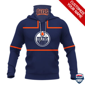 Nhl Edmonton Oilers Personalized 3D Mask Hoodie Ver 01