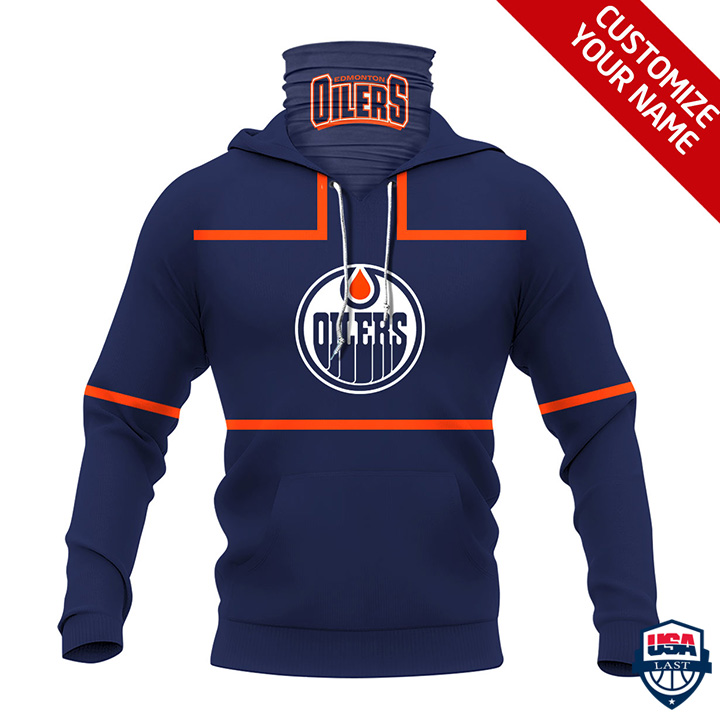 Nhl Edmonton Oilers Personalized 3D Mask Hoodie Ver 01 Nhl Edmonton Oilers Personalized 3D Mask Hoodie Ver 01