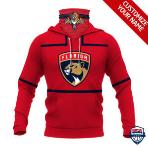 Nhl Florida Panthers Personalized 3D Mask Hoodie Ver 01
