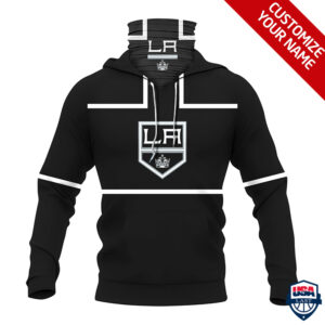 Nhl Los Angeles Kings Personalized 3D Mask Hoodie Ver 01