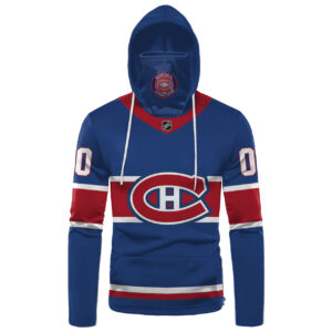 Nhl Montréal Canadiens Personalized 3D Hoodie Mask