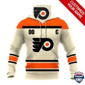 Nhl Philadelphia Flyers Personalized 3D Mask Hoodie Ver 01