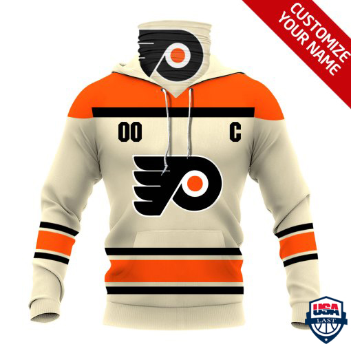 Nhl Philadelphia Flyers Personalized 3D Mask Hoodie Ver 01 Nhl Philadelphia Flyers Personalized 3D Mask Hoodie Ver 01