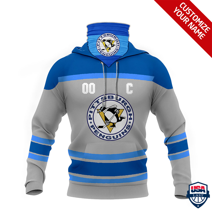Nhl Pittsburgh Penguins Personalized 3D Mask Hoodie Ver 01 Nhl Pittsburgh Penguins Personalized 3D Mask Hoodie Ver 01