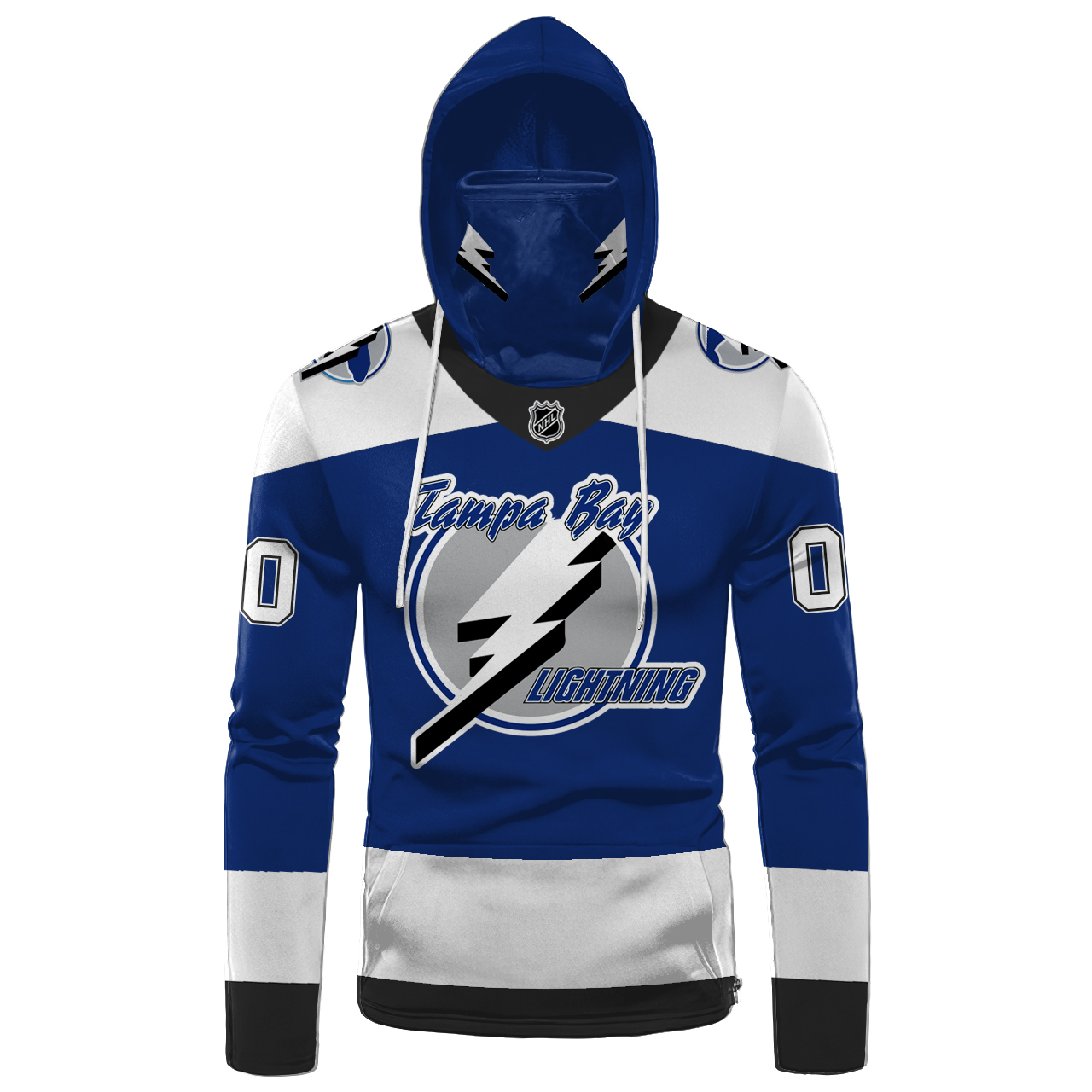 Nhl Tampa Bay Lightning Personalized 3D Hoodie Mask Nhl Tampa Bay Lightning Personalized 3D Hoodie Mask