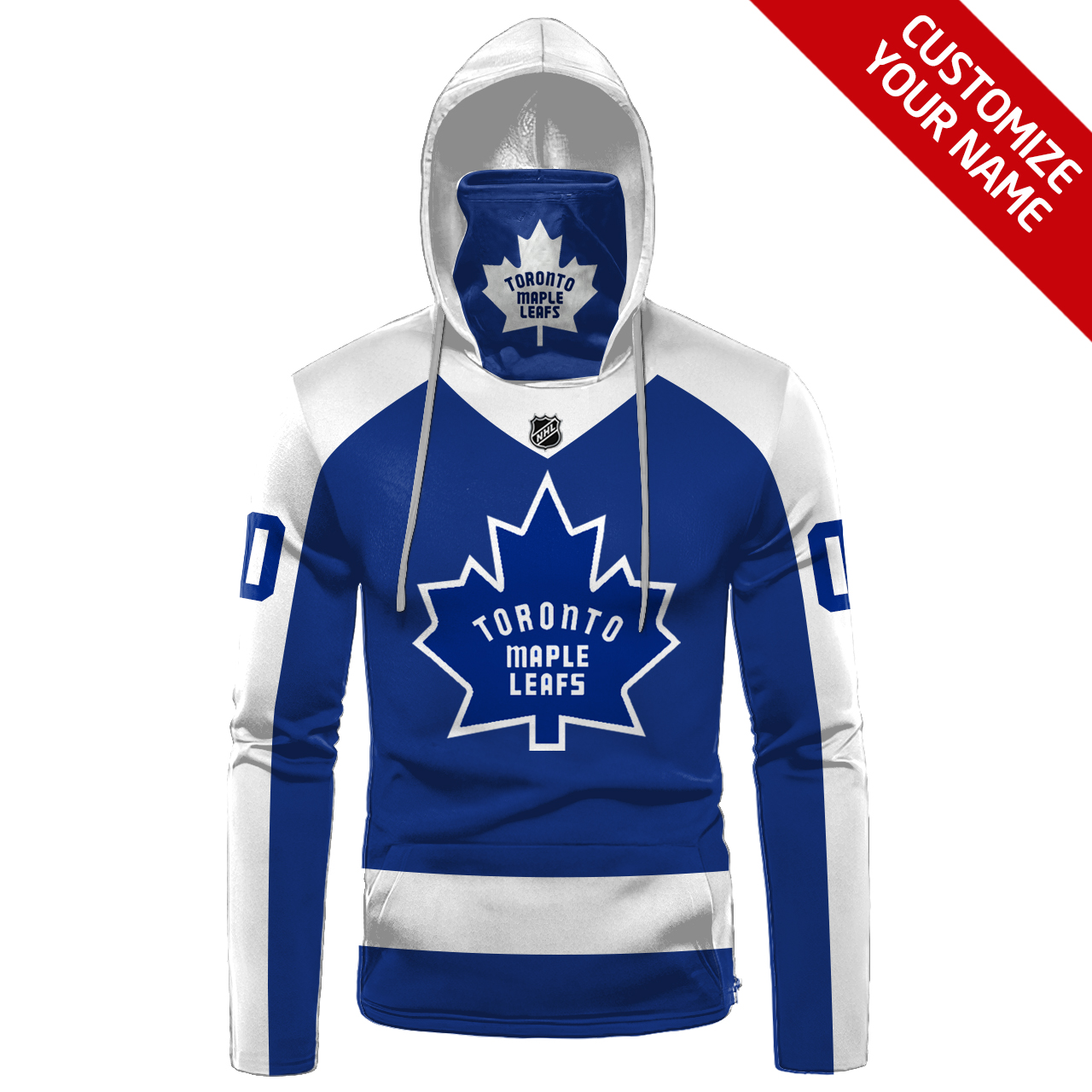 Nhl Toronto Maple Leafs Personalized 3D Hoodie Mask Nhl Toronto Maple Leafs Personalized 3D Hoodie Mask