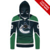 Nhl Vancouver Canucks Personalized 3D Hoodie Mask
