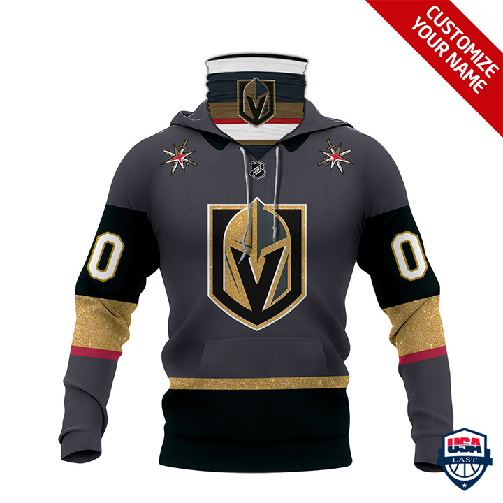 Nhl Vegas Golden Knights Personalized 3D Mask Hoodie Ver 01 Nhl Vegas Golden Knights Personalized 3D Mask Hoodie Ver 01