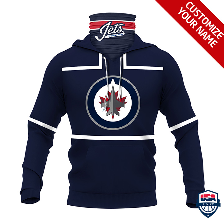 Nhl Winnipeg Jets Personalized 3D Mask Hoodie Ver 01 Nhl Winnipeg Jets Personalized 3D Mask Hoodie Ver 01