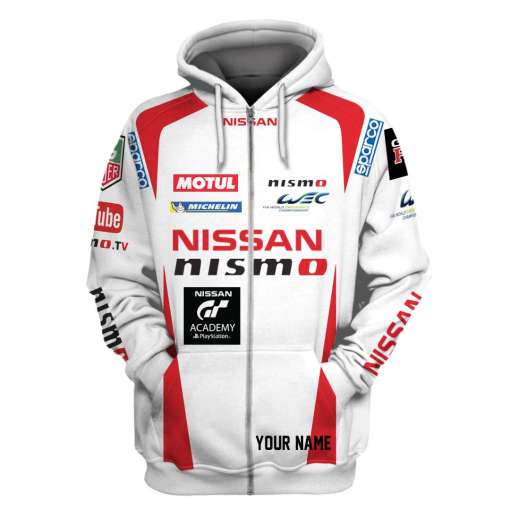 Nissan Nismo Racing Team 3D Hoodie Nissan Nismo Racing Team 3D Hoodie