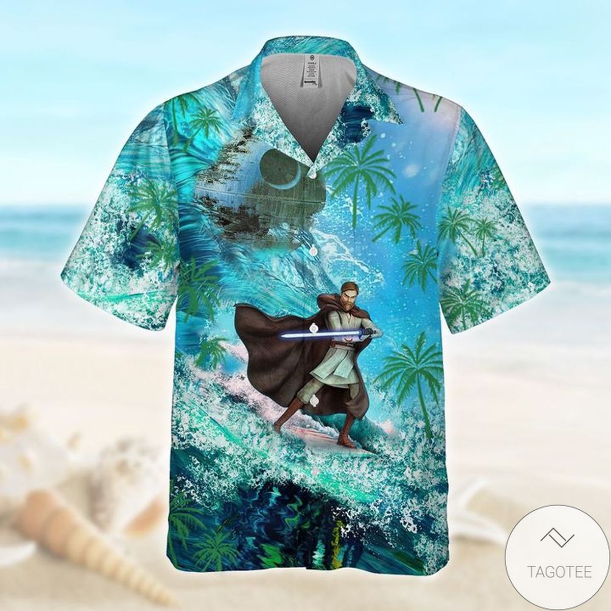 Obi Wan Surfing Hawaiian Shirt Obi Wan Surfing Hawaiian Shirt