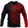 Odin Art Bear Vegvisir 3D Hoodie And Shirt
