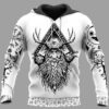 Odin Raven And Yggdrasil 3D Hoodie And Shirt