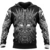Odin Raven Ulfberht Swords 3D Hoodie And Shirt
