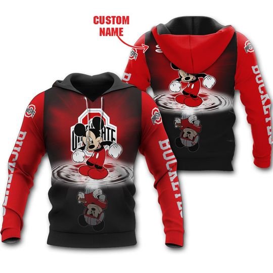 Ohio State Buckeyes Mickey Custom Name Shirt Ohio State Buckeyes Mickey Custom Name Shirt
