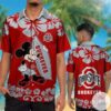 Ohio State Buckeyes & Mickey Mouse Hawaiian Shirt