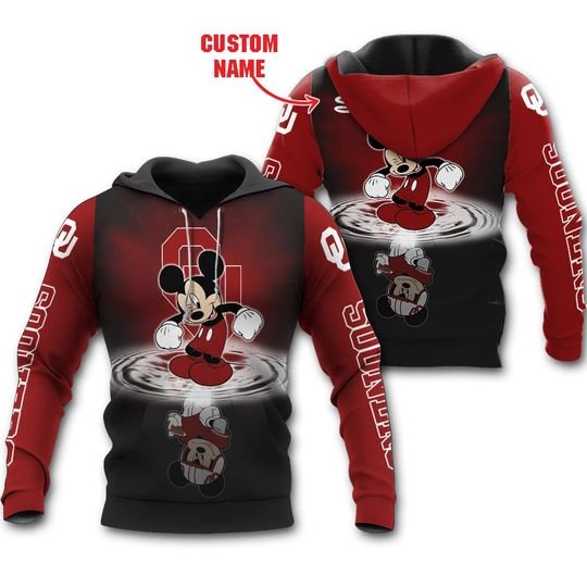 Oklahoma Sooners Mickey Custom Name Shirt Oklahoma Sooners Mickey Custom Name Shirt