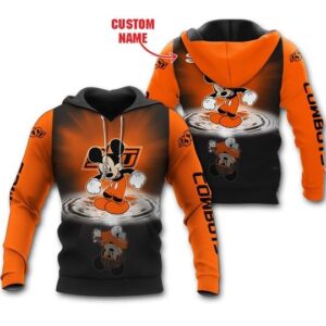 Oklahoma State Cowboys Mickey Custom Name Shirt