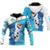 Olaf Snowmen 3D All Over Print Hoodie