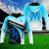 Olympioue Marseille Droit Au But 3D All Over Print Hoodie