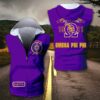 Omega Psi Phi Sons Of Blood And Thunder Sleeveless Zip Hoodie