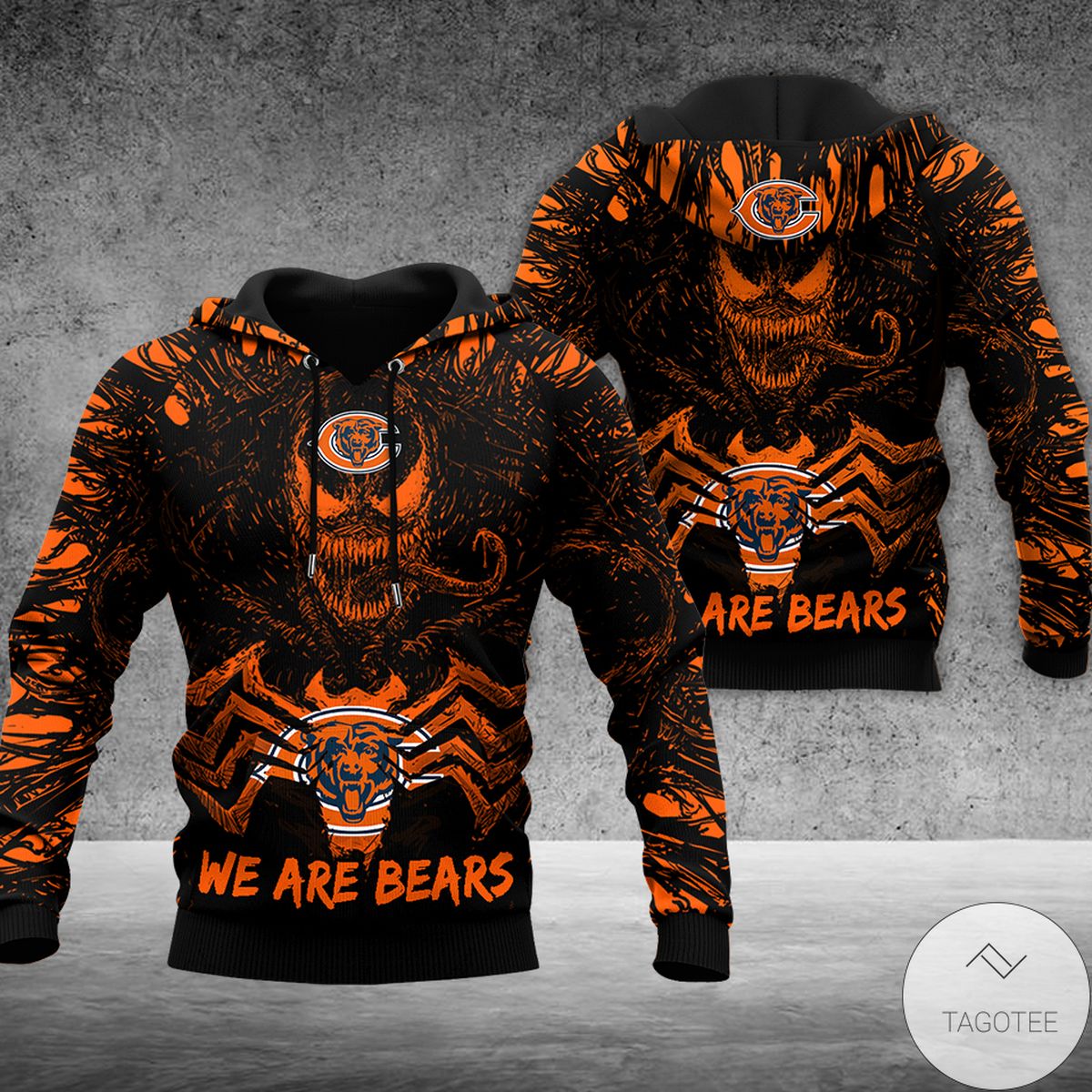 Orange Evil We Have Bears 3D Hoodie Orange Evil We Have Bears 3D Hoodie