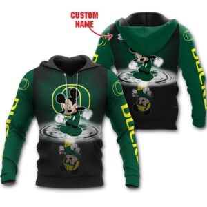 Oregon Duck Mickey Custom Name Shirt