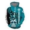 Ovarian Cancer Awareness Skull Girl 3D Shirt