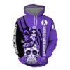 Pancreatic Cancer Awareness Skull Girl 3D Shirt
