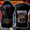 Pantera Rock Band Sleeveless Vest Zip Hoodie