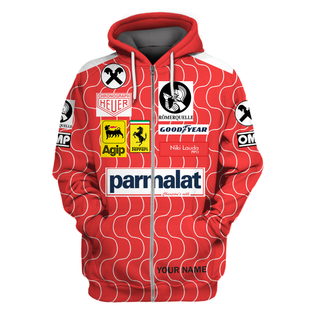 Parmalat Romerouelle Good Year Chronograph Heuer Personalized 3D Zip Hoodie Parmalat Romerouelle Good Year Chronograph Heuer Personalized 3D Zip Hoodie