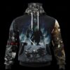 Peanuts Snoopy Halloween Skeleton 3D Hoodie Mask
