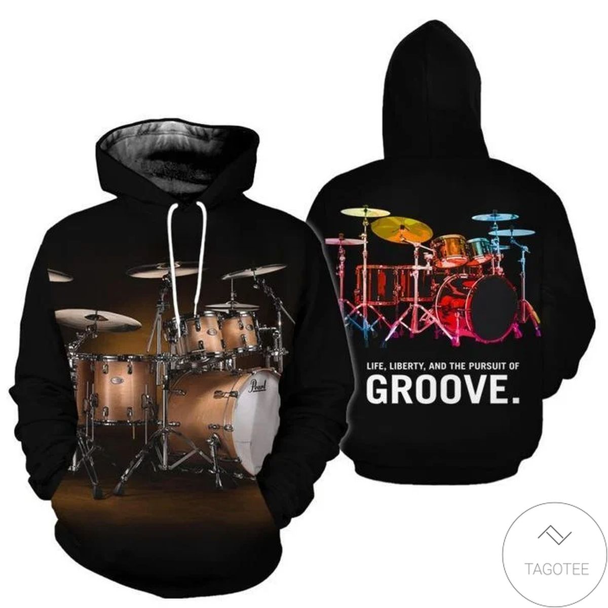 Pearl Drums Life Liberty And The Pursuit Of Groove Hoodie Pearl Drums Life Liberty And The Pursuit Of Groove Hoodie