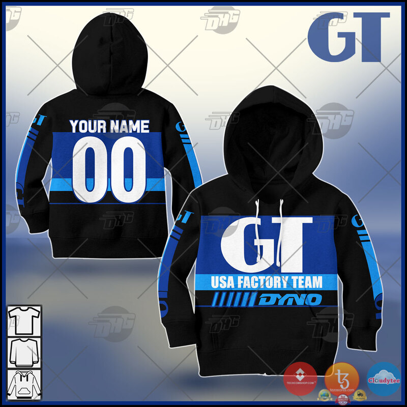 Personalize Bmx Gt Usa Factory Team Black 3D Shirt Personalize Bmx Gt Usa Factory Team Black 3D Shirt